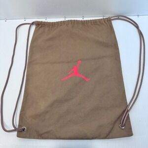 Travis Scott Cactus Jack‎ Jordan 6 British Khaki Drawstring Backpack Bag Nike